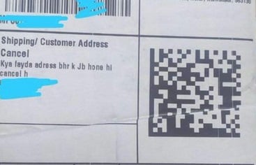 डिलिवरी अड्रेस में लिखा- मंदिर के सामने आते ही फोन करना, फोटो वायरल