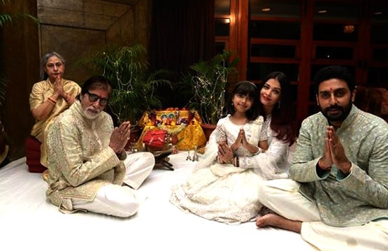 डिस्चार्ज के वक्त दादा अमिताभ से मिली आराध्या, बोलीं- रोना मत