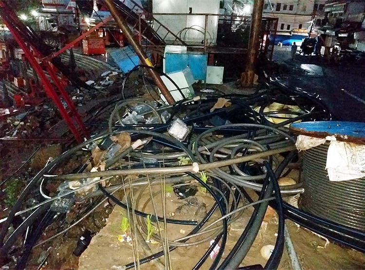 देवभूमि पर आसमानी आफतः हर की पौड़ी पर गिरी बिजली, देखिए तस्वीरें...