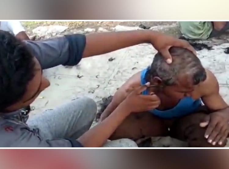 पड़ोसी को कोरोना, नाइयों का मुंडन से इनकार, घरवालों ने आपस में काटे बाल