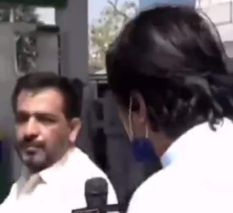 पाकिस्तान: रिपोर्टर ने बिना मास्क के पूछा सवाल, शख्स बोला- मुझे कोरोना है