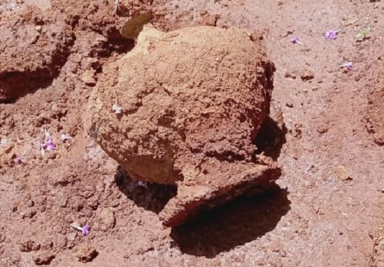 खुदाई में खजाने से भरा मिला घड़ा, भूत के डर से लोगों ने जमीन में गाड़ा