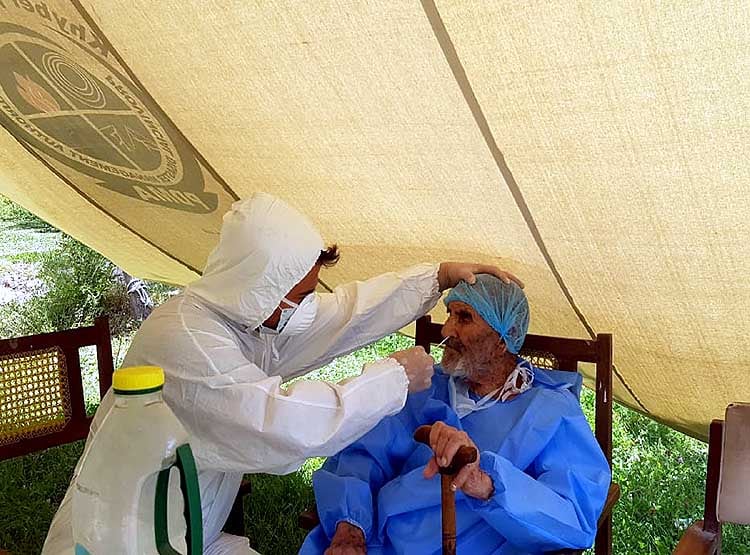 103 साल के बुजुर्ग ने कोरोना को हराया, हाल ही में की थी 5वीं शादी