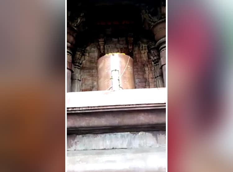 विशाल शिवलिंग के सामने शिव तांडव स्तोत्र, सोशल मीडिया पर वीडियो वायरल