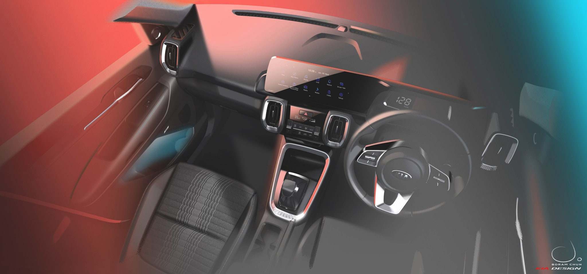 KIA SONET का लुक शानदार, ग्लोबल डेब्यू से पहले आईं ये तस्वीरें