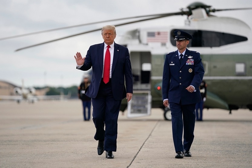 पहली बार मास्क पहने दिखे अमेरिकी राष्ट्रपति ट्रंप, कही ये बात