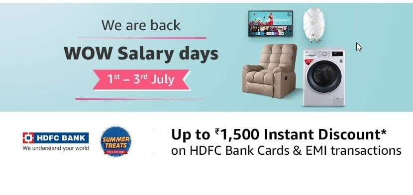 Amazon की वॉव सैलरी डेज सेल का आज आखिरी दिन, देखें डील्स