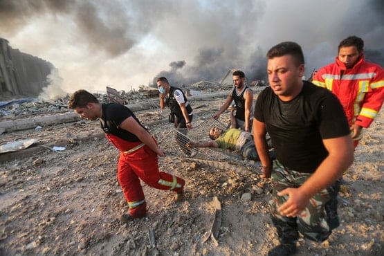 बेरूत धमाके में खाक हुए राशन के गोदाम, नहीं बचा एक महीने का भी अनाज