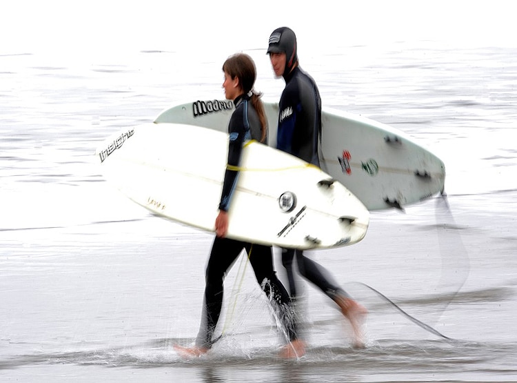 Surfer Punches Shark