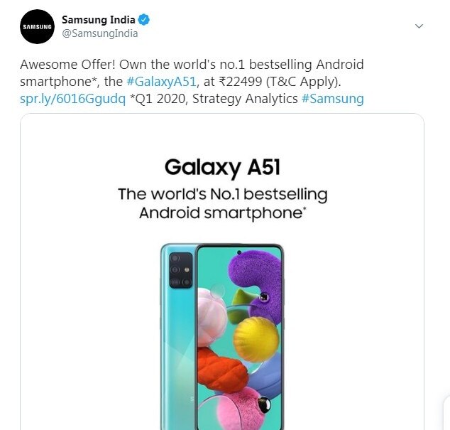 Samsung का ये फोन हुआ अब सस्ता, साथ में कैशबैक ऑफर