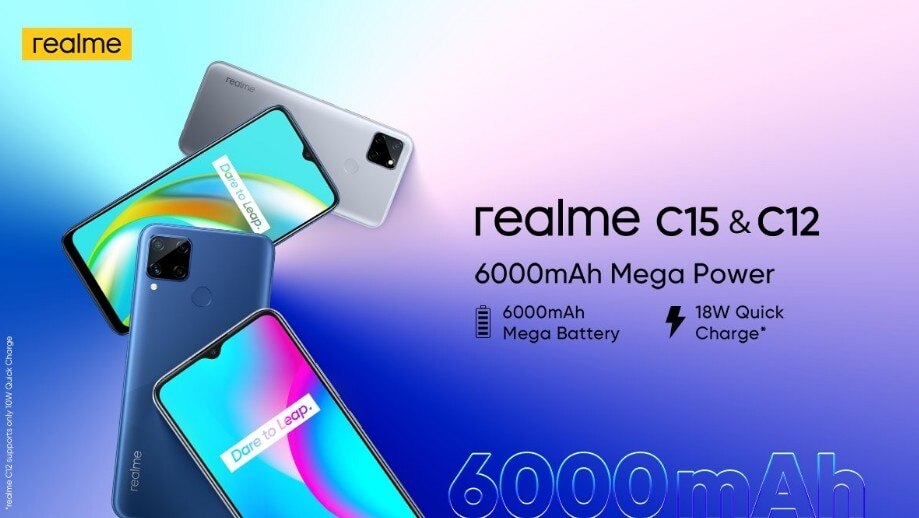बड़ी बैटरी के साथ Realme C15, C12 लॉन्च, कीमत 8,999 रुपये से शुरू