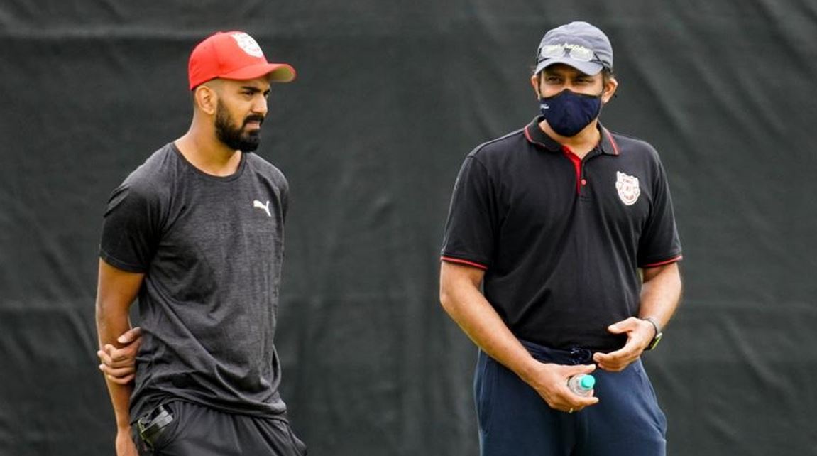 KL Rahul and Anil Kumble