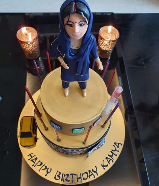 शादी के बाद काम्या का पहला बर्थडे, पति ने फिल्मी अंदाज में किया सेलिब्रेट