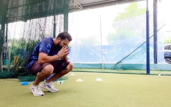 IPL से पहले जमकर बैटिंग प्रैक्टिस कर रहे रोहित, शेयर किया ये VIDEO