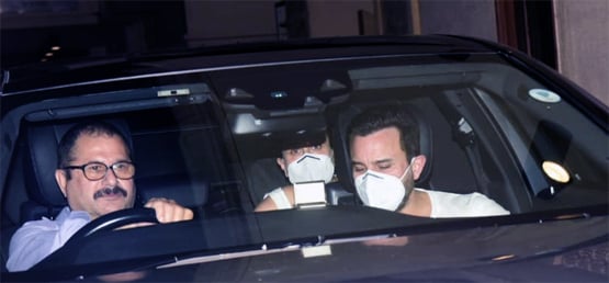 प्रेग्नेंसी अनाउंसमेंट के बाद अमृता-मलाइका से मिलीं करीना, सैफ भी थे साथ