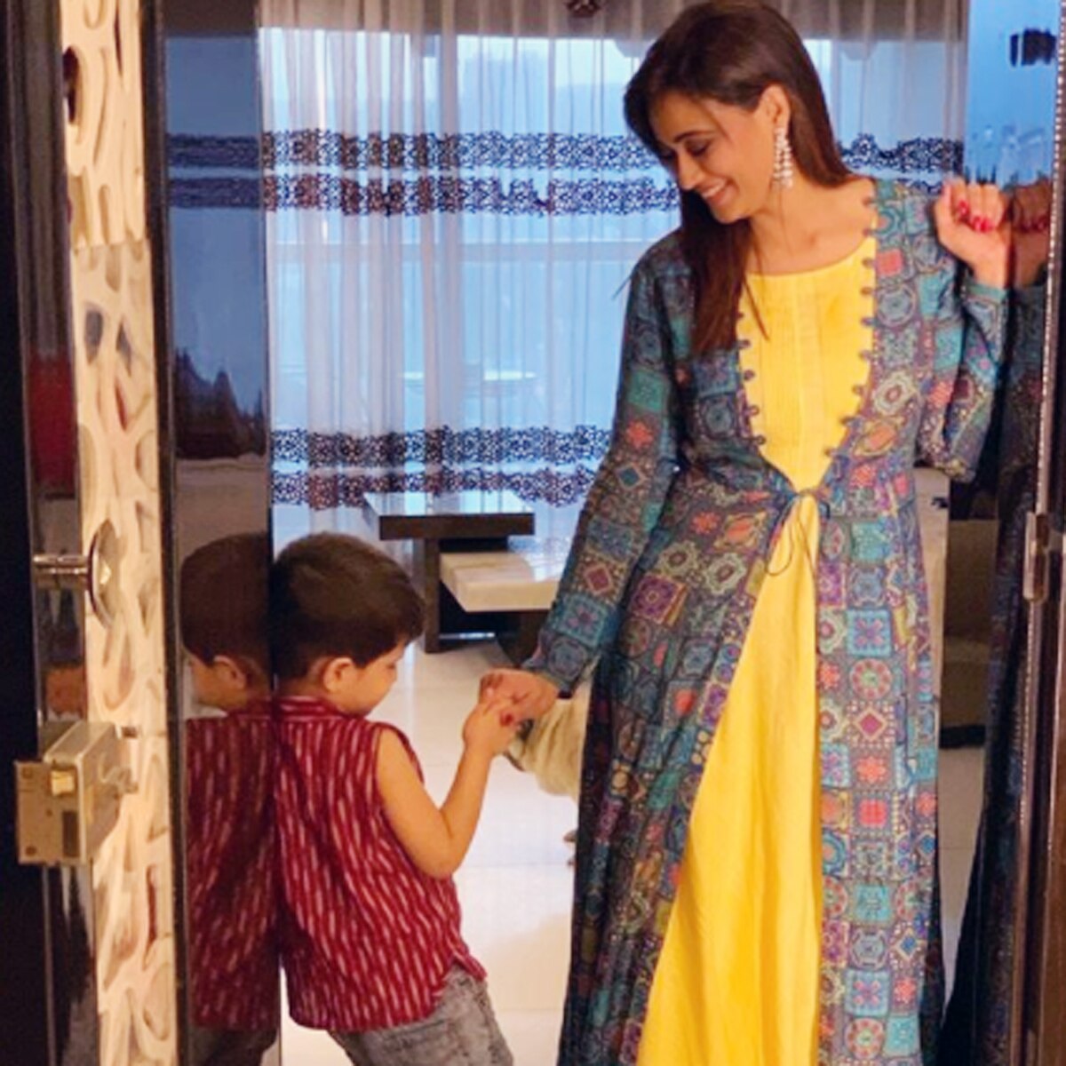 श्वेता तिवारी बेटे रेयांश के साथ