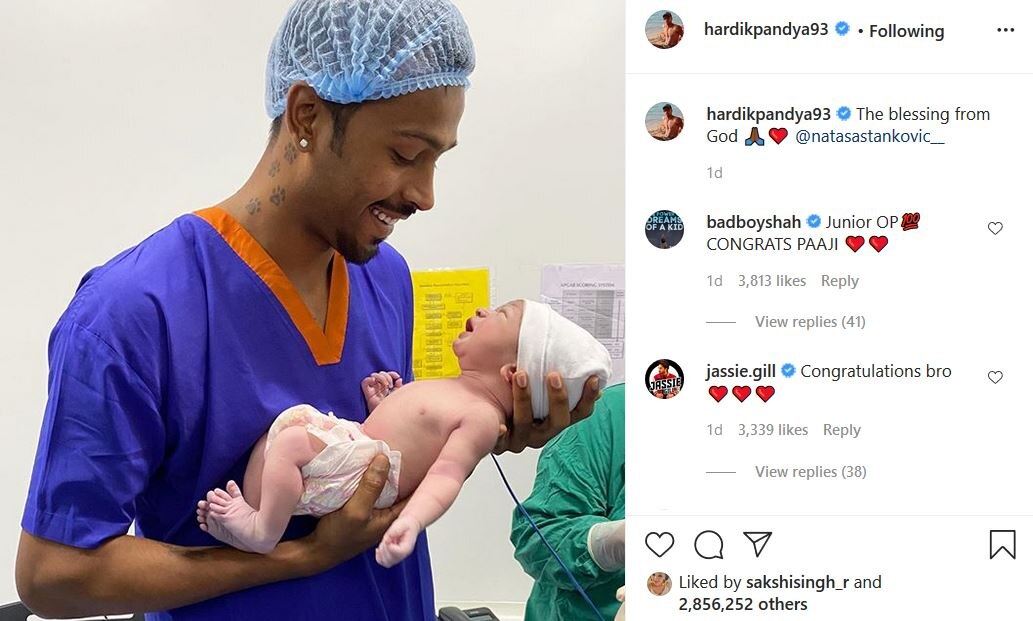 हार्दिक के बेटे को गोद में उठाकर भावुक हुए भाई क्रुणाल, कही ये बात