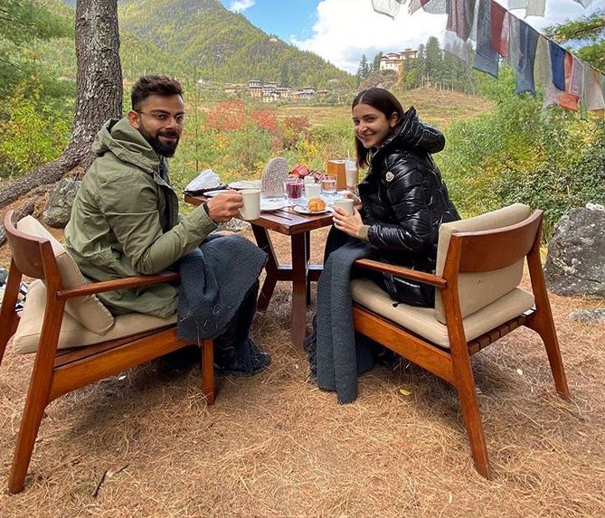 Virat Kohli and Anushka Sharma