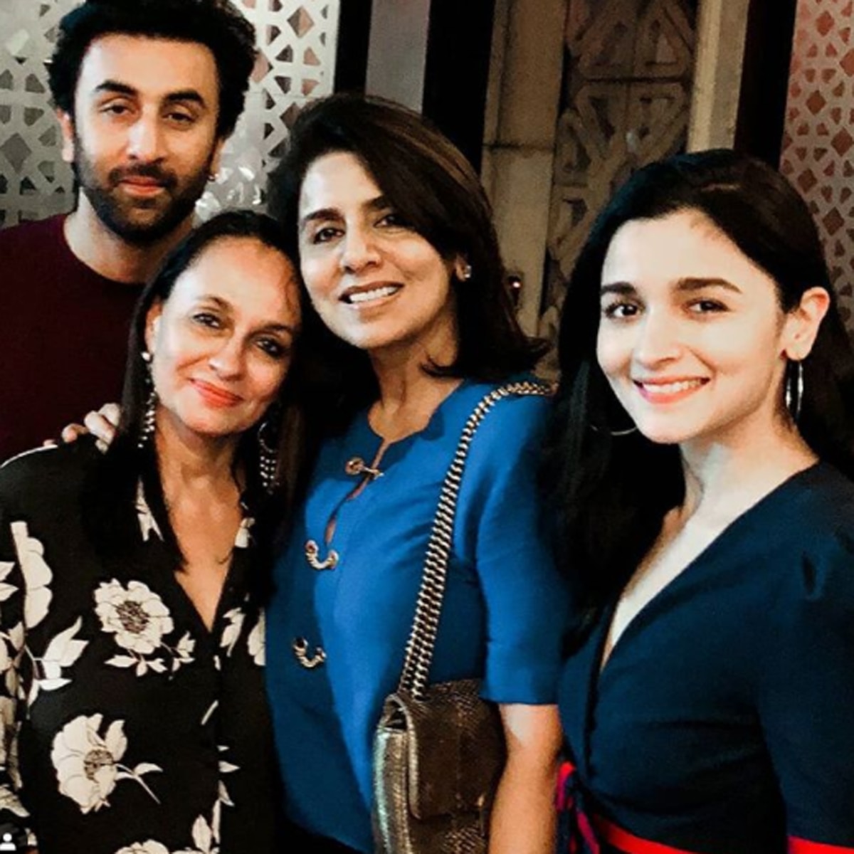 रणबीर कपूर-सोनी राजदान-नीतू कपूर-आलिया भट्ट