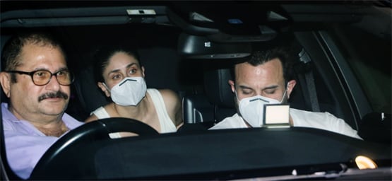 प्रेग्नेंसी अनाउंसमेंट के बाद अमृता-मलाइका से मिलीं करीना, सैफ भी थे साथ