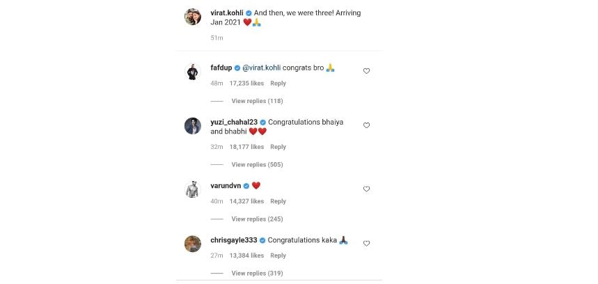 Social media Reactions