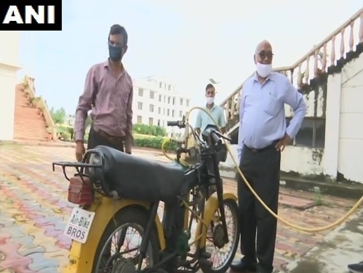 हवा से चलने वाली बाइक.