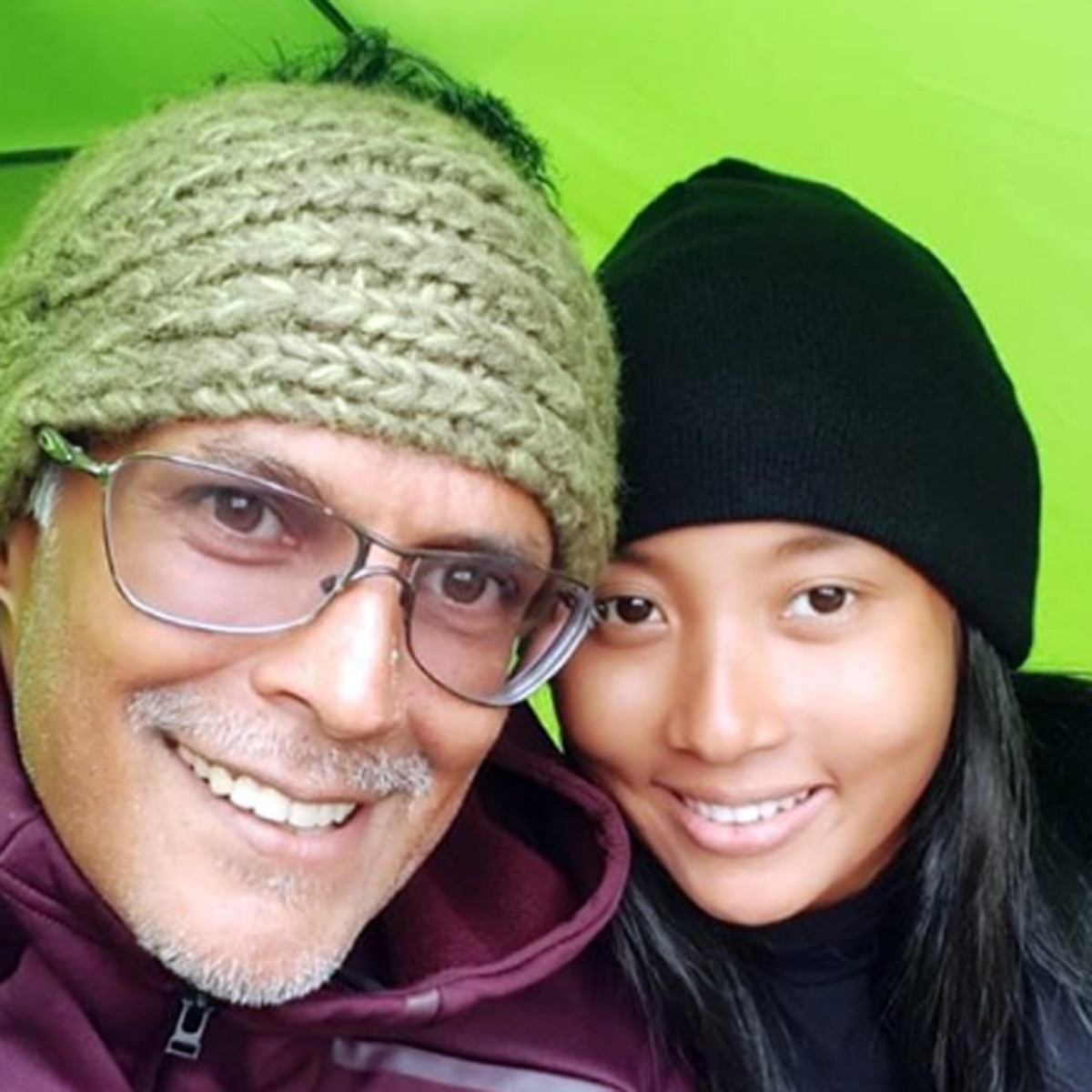 मिलिंद सोमन और अंकिता कोंवर