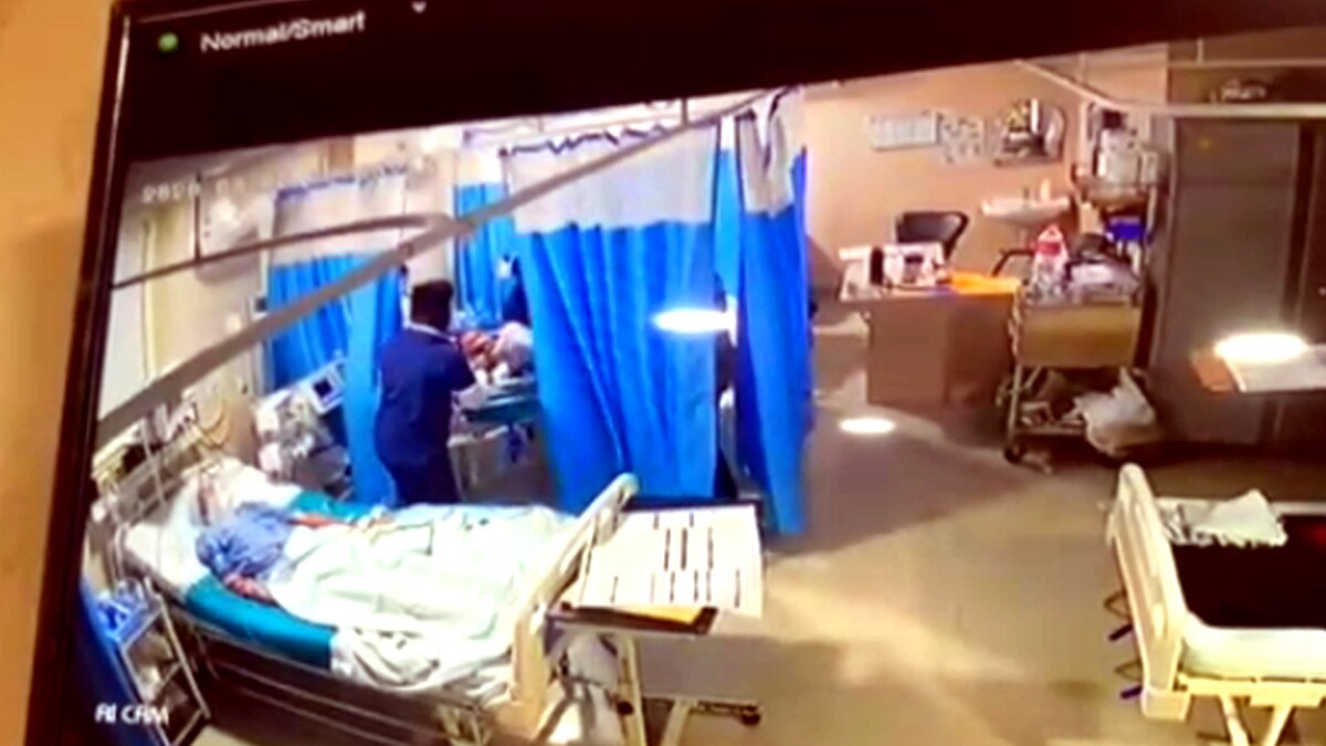 आईसीयू में मारपीट.