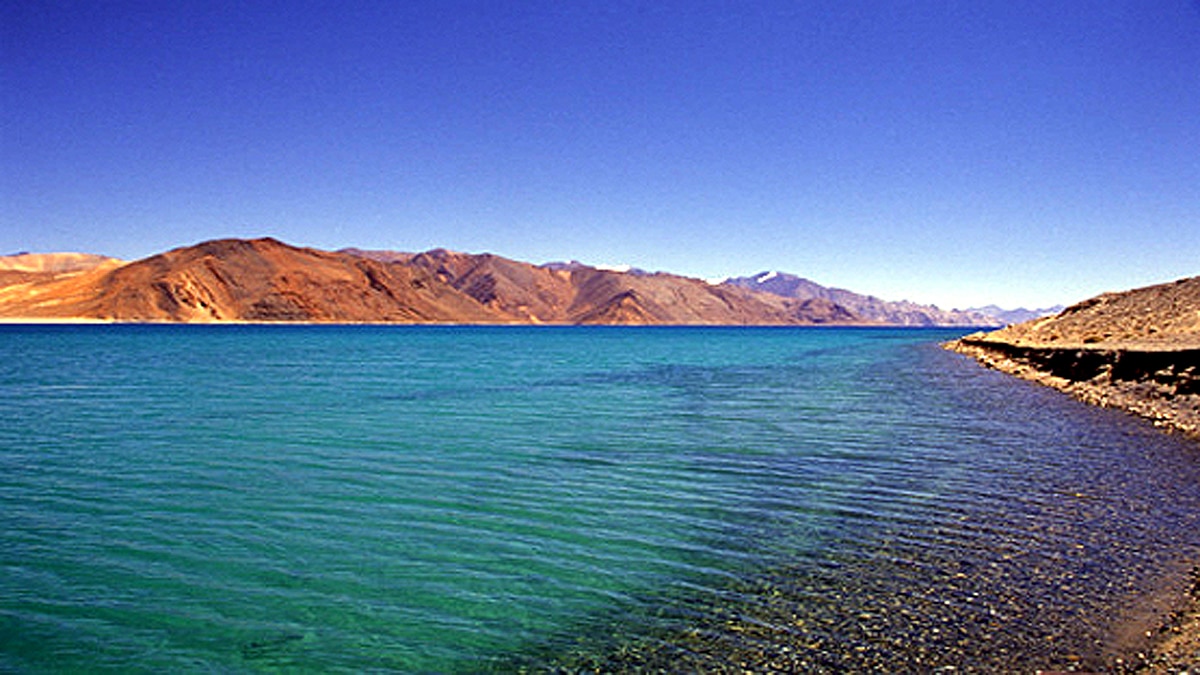What are fingers 4 8 near Pangong Lake