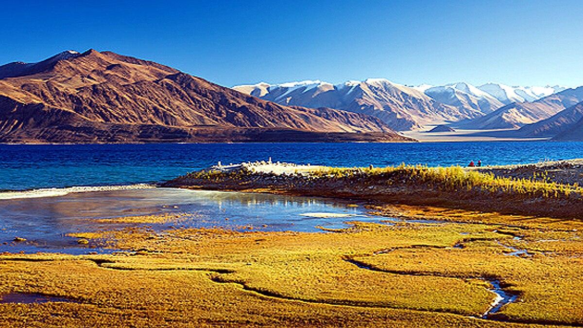 What are fingers 4 8 near Pangong Lake