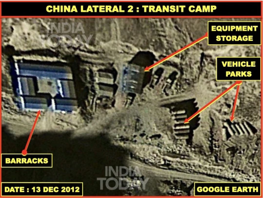 चीन ने वहां फिर बनाई सड़क