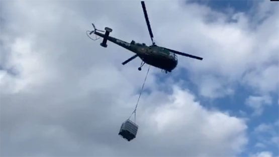 ...जब तेल रिसाव संकट से निपटने पहुंचा चेतक हेलिकॉप्टर