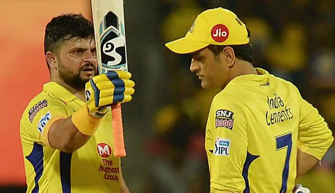 Dhoni and Raina