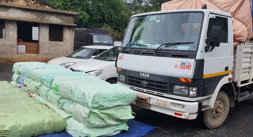 कद्दू-लौकी में छुपा था 1.5 करोड़ का गांजा, पुलिस ने ऐसे पकड़ा