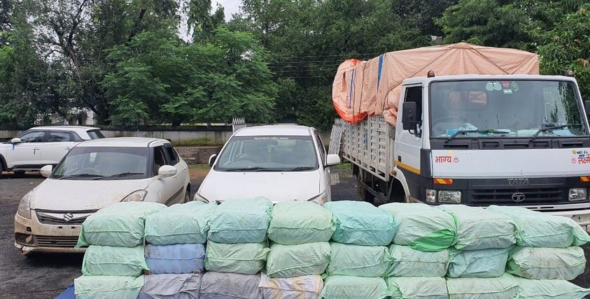 कद्दू-लौकी में छुपा था 1.5 करोड़ का गांजा, पुलिस ने ऐसे पकड़ा