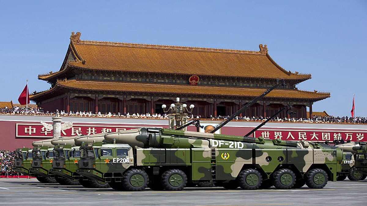 China fires carrier killer missile
