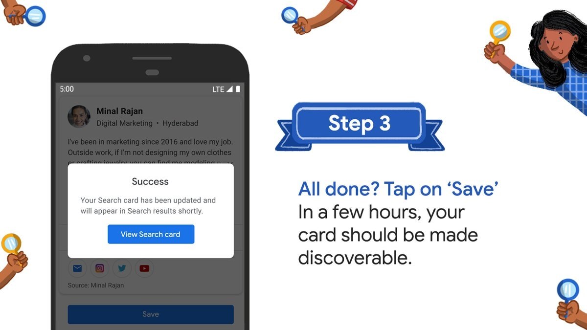 ख़ुद को गूगल सर्च में ऐड कर सकते हैं, भारत के लिए आया ये फ़ीचर