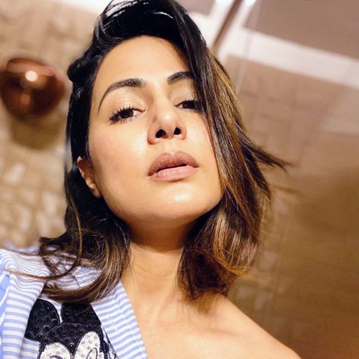 नए हेयरकट में हिना खान