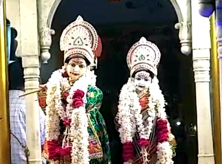 100 करोड़ के हीरे-जवाहरातों से सजे राधा-कृष्ण, सिर्फ एक दिन का है श्रृंगार