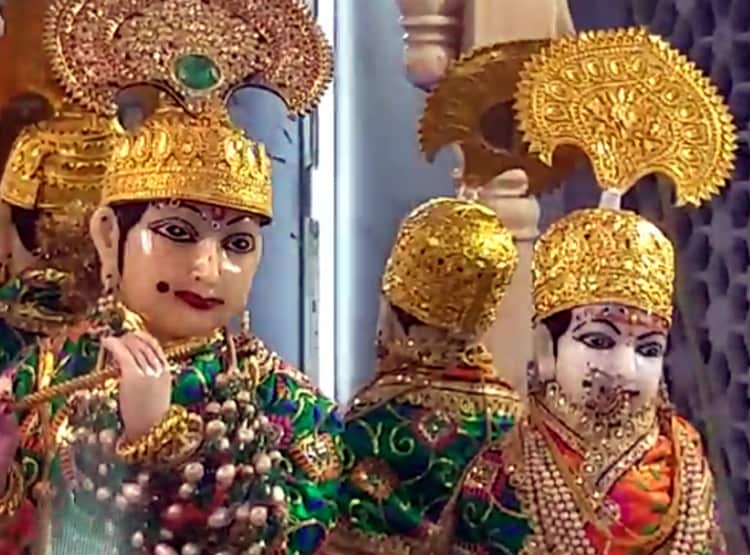 100 करोड़ के हीरे-जवाहरातों से सजे राधा-कृष्ण, सिर्फ एक दिन का है श्रृंगार