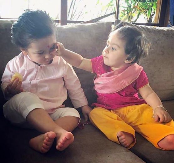 भाई तैमूर के बिना इनाया ने कैसे मनाई राखी, देखें पटौदी पर‍िवार का सेलिब्रेशन