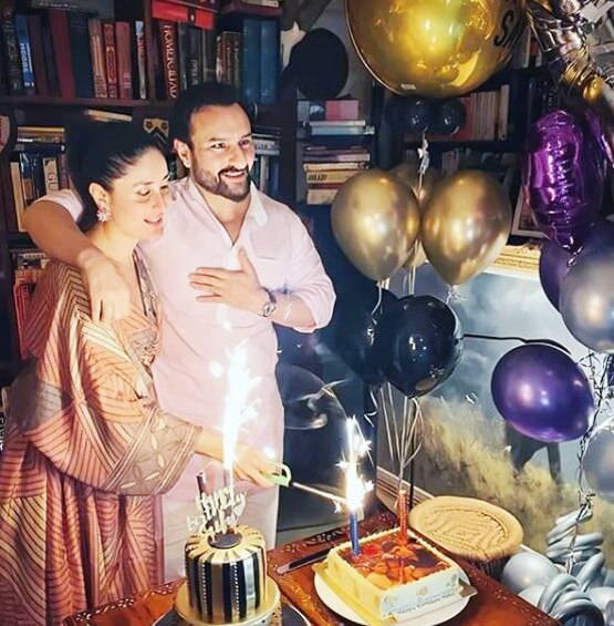 सैफ के 50वें बर्थडे सेलिब्रेशन में करीना ने फ्लॉन्ट किया बेबी बंप, Video