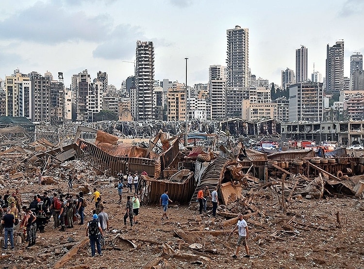 बेरूत धमाके में खाक हुए राशन के गोदाम, नहीं बचा एक महीने का भी अनाज