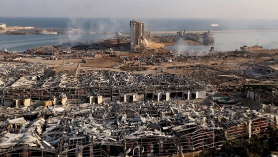 बेरूत धमाके में खाक हुए राशन के गोदाम, नहीं बचा एक महीने का भी अनाज