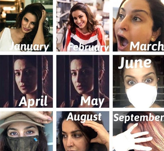 प्रियंका से माधुरी तक, 2020 को लेकर अभिनेत्रियों ने शेयर किए फनी मीम