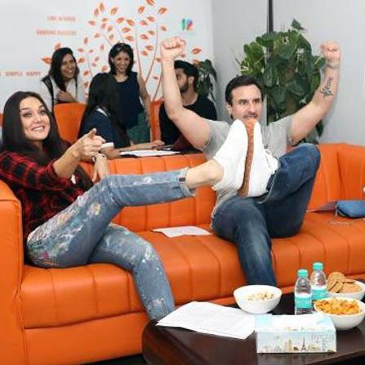 सैफ अली खान- प्रीति ज‍िंटा