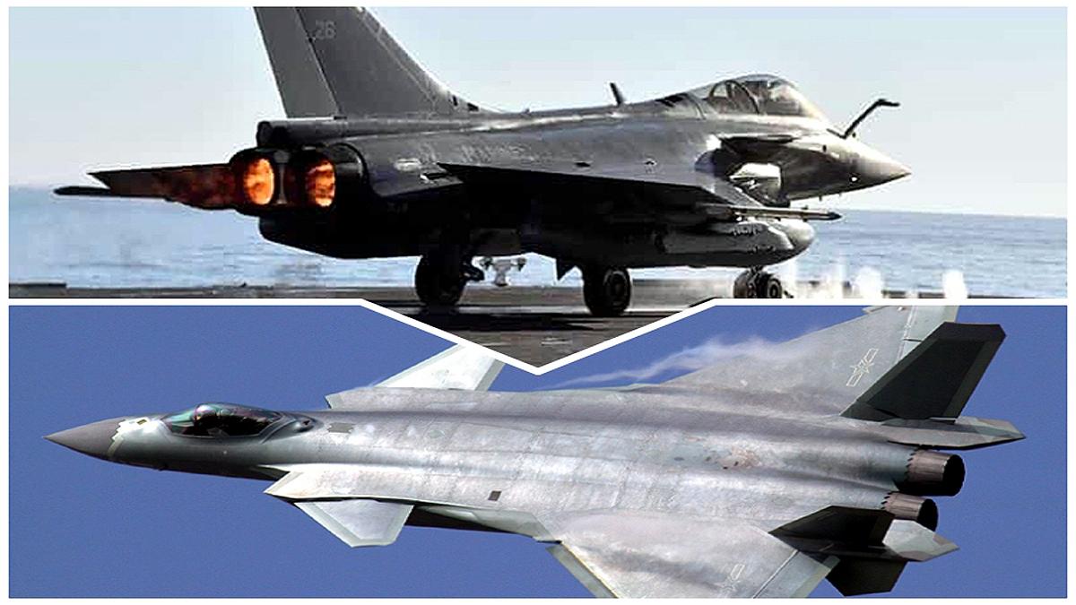 China Flown J-20 Over LAC Ladakh Rafale prepared for action