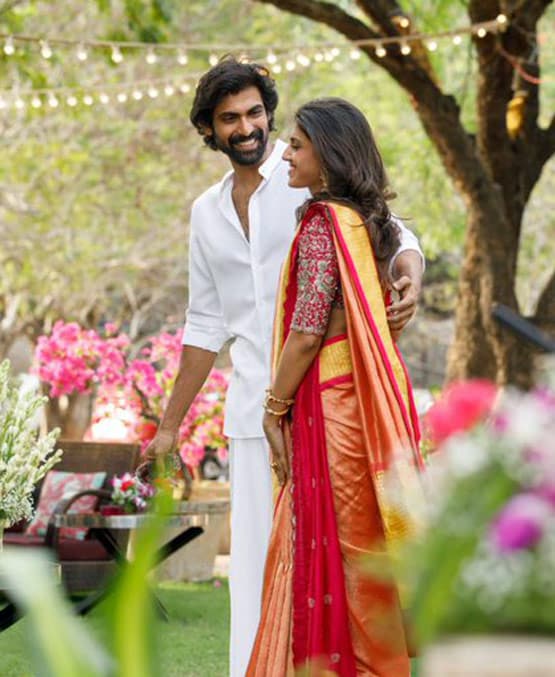 हल्दी सेरेमनी: एक दूसरे में खोए नजर आए राणा दग्गुबाती और मिहीका