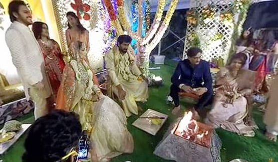 सामने आई राणा दग्गुबाती की शादी की तस्वीरें, ऐसा है मिहीका का लुक