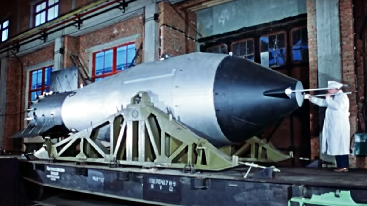 Russia releases declassified video of largest nuclear explosion